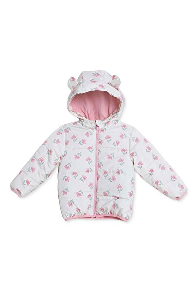 ebebek Hello Baby HelloBaby Kız Bebek Mont Çiçek Baskılı Fermuarlı Kapüşonlu ...