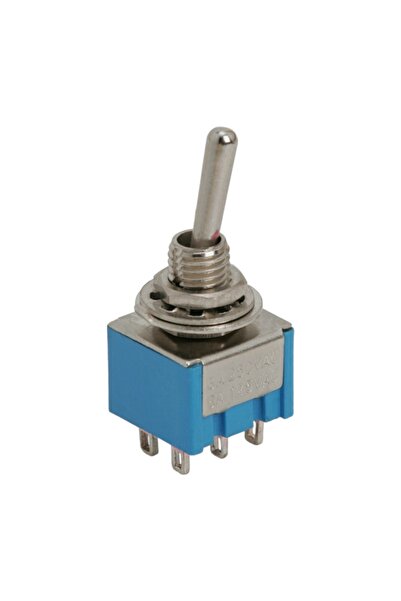 Alista Home Comutator cu levier ON-ON, 250V, 3A, Comutator DPDT, 2 circuite, ...