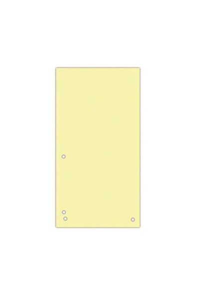 MC Micostore Separatoare C7 din carton DONAU 105 x 240mm 100 buc/set galben