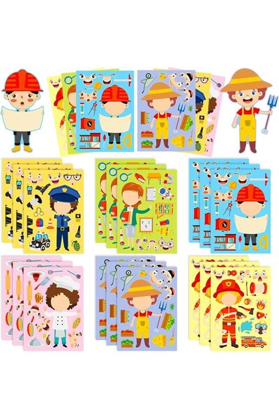 Generic 24 Sheets Car Stickers for Your Kids Make Your Own Stickers Car Theme...