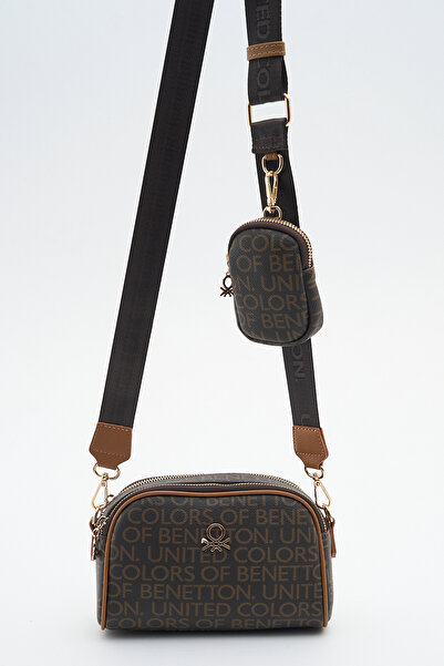 United Colors of Benetton Benetton Women's Shoulder Bag Brown-Tan Bnt1890