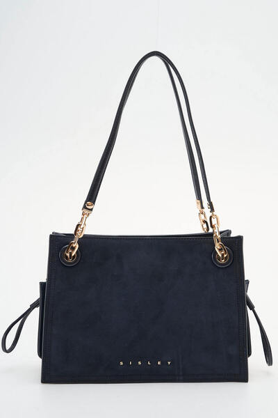Sisley Women's Shoulder Bag Dark Blue Sly475