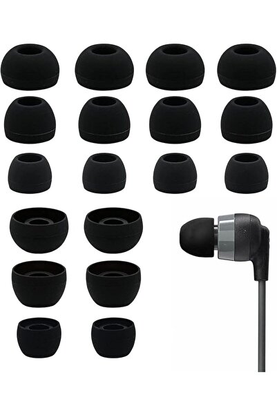 GENERAL 9 Pairs Silicone Earbuds Tips Earphone Replacement Earbud for In-Ear ...