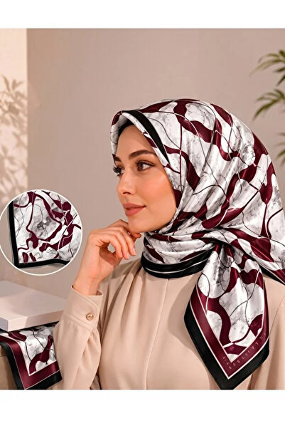 Sisley Silk Satin Scarf-Asm2043-22