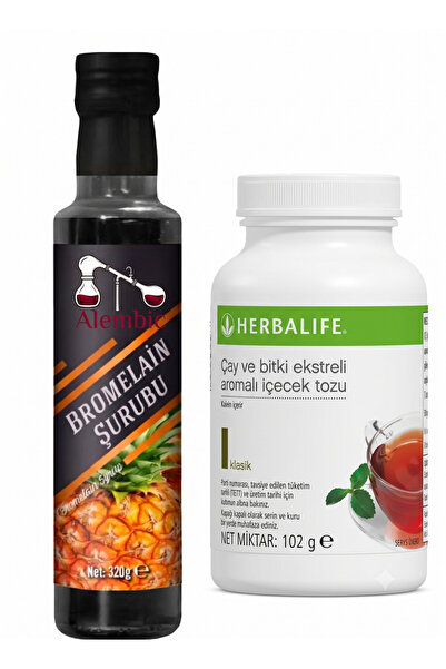 Herbalife Klasik Aromalı 102 gr Büyük Çay (Alembic Bromelain Hediyeli)