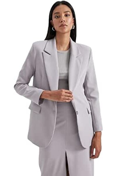 PERFECTLİNE Casual Blazer,Comfy Blazer,Long Sleeve Blazer,Blazer for Women,Of...