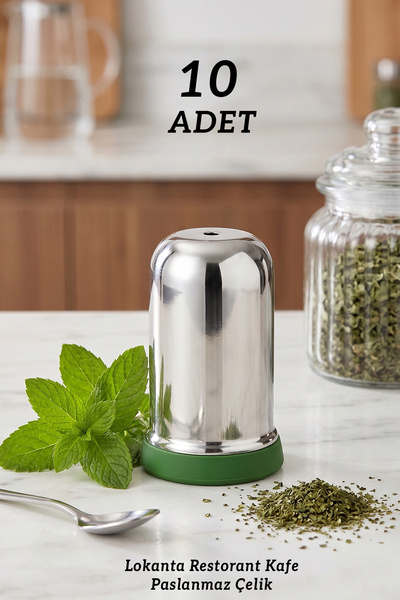FİTHOME 10 Pieces Stainless Steel Herb Container |   Restaurant Restaurant Ho...