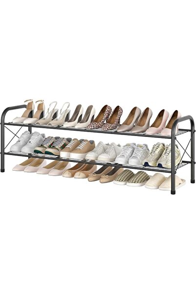 GENERAL Hoctieon 3 Tier Shoe Rack for Closet, Shoe Rack FreeStanding, Shoes S...