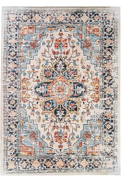 Generic Machine Washable Rug Vintage Design Washable Area Rugs with Non Slip Rugs for Living Room Bedroom Tr