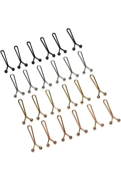 GENERAL Hijab Pins - Multicolors Headscarf Clips 4 Colors 24pcs - Muslim Scar...