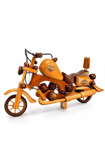 MEKs Dekoratif Ahşap Harley Motor No:1138