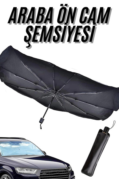 SORA GROUP Umbrella Sunshade Front Windshield Fit for All Vehicles Custom Coa...