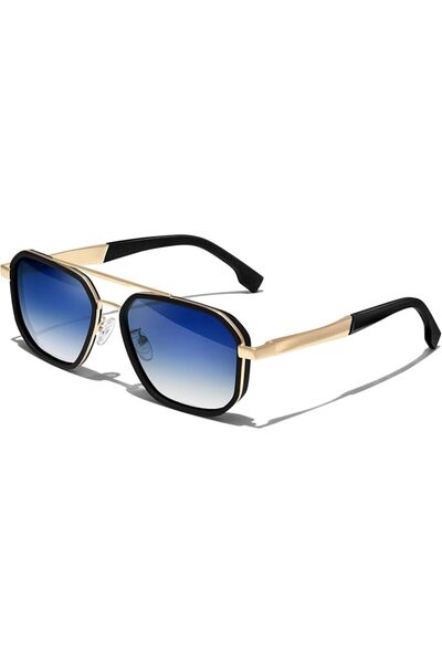 KANASTAL Metal Frame Sunglasses for Men, Polarized Sun Glasses Military Goggl...
