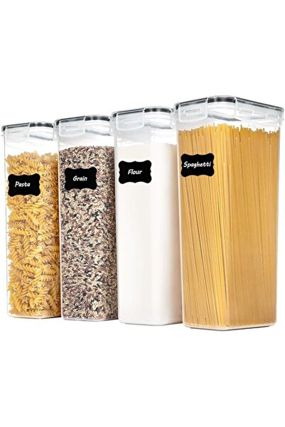 Generic 4PCS 2.8L Pasta Containers for Pantry Organization and Storage | Airt...