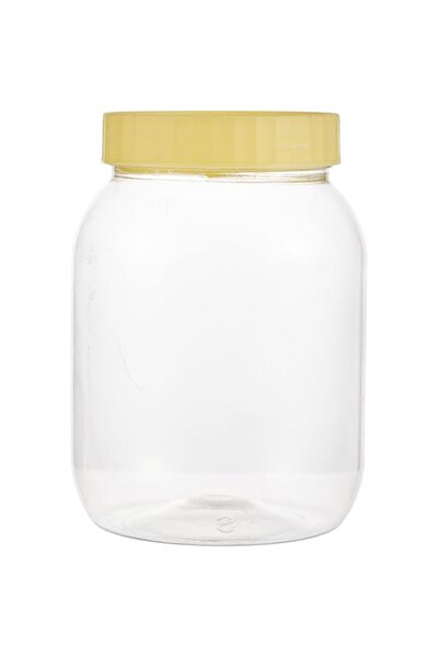 Generic Dc1488 1000Ml Plastic Round Storage Jar Air Proof Transparent Jar Hea...