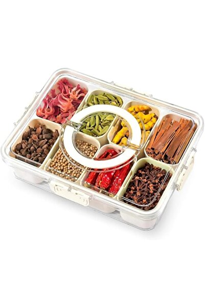 Generic Fridge Organiser Storage Boxes, Moisture-Proof Multi Compartment Stor...