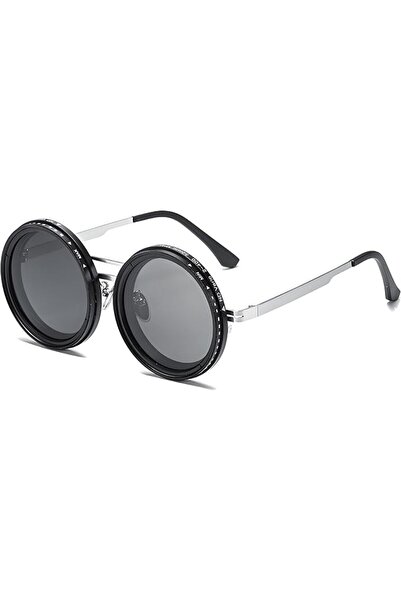 KASTWAVE Round Polarized Sunglasses-Adjustable Tint Sunglasses for Men,1-9 Ge...