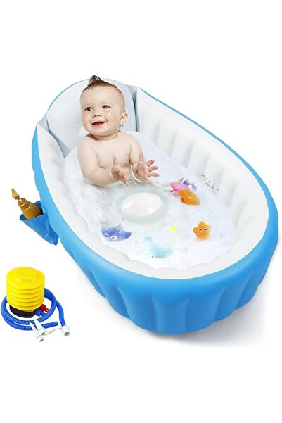 GENERAL Baby Inflatable Bathtub, Portable Infant Toddler Bathing Tub Non Slip...