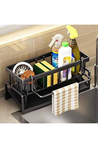 GENERAL Kitchen Sink Caddy Organizer 30° Self-Drainage Kitchen Sink Caddy,Spo...