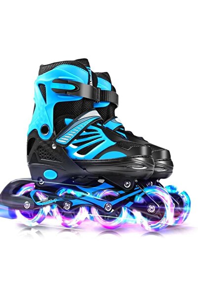 GENERAL Adjustable Inline Skates for Kids & Youth with Light Up Wheels – Illu...