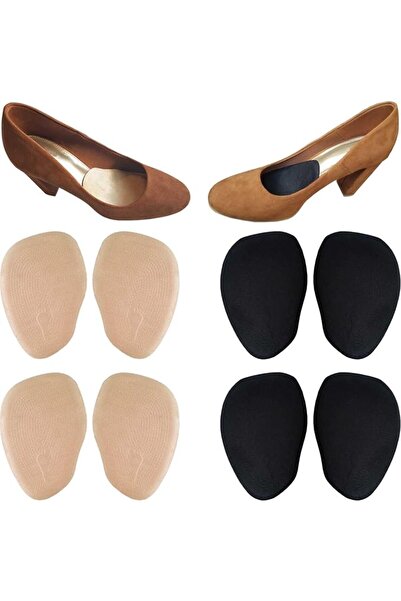 ASKIND High Heel Cushion Inserts Pads, 4 Pairs Suede Ball of Foot Forefoot Me...