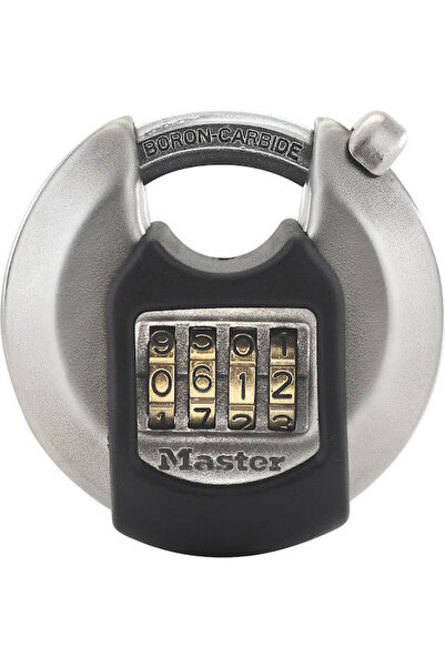 Master Lock Ατσάλινο Λουκέτο Ορειχάλκινη Συνδυαστική Κλειδαριά 70mm Μαύρο 1 τ...