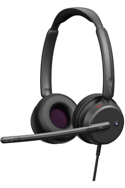 Epos Ακουστικά Πολυμέσων Impact 460T UC/MS Επί του Αυτιού με Μικρόφωνο USB-A ...