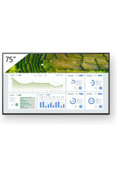 Sony Videowall 4K Ultra HD 75 " Οθόνη Δημόσιας Χρήσης LCD IPS 4K UHD 75 " HDR