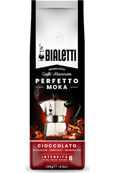 Bialetti Καφές Εσπρέσο Περφέτο Μόκα Σοκολάτα Αλεσμένος 250γρ