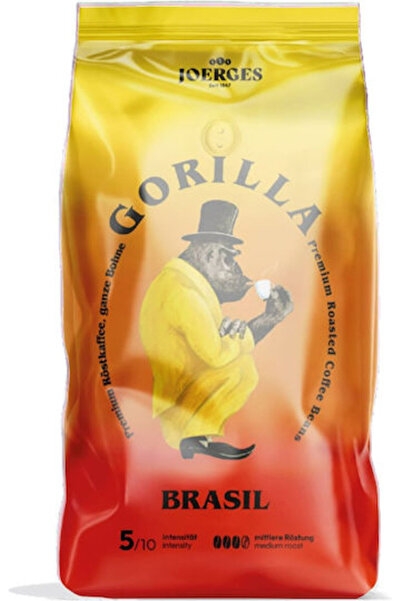 GORILLA Καφές Εσπρέσο Τζόργκες Βραζιλία 1000γρ Κόκκοι