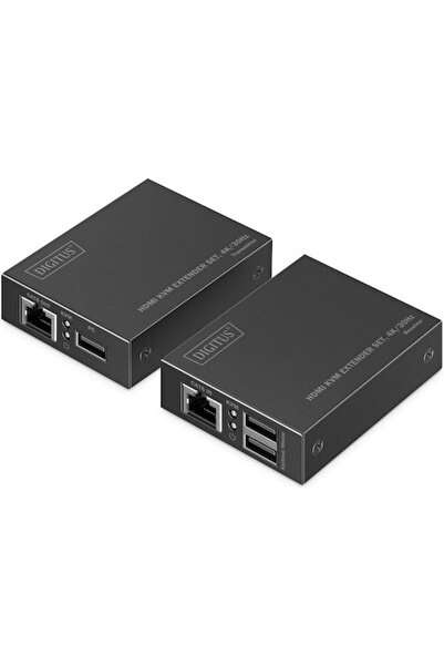 Digitus DS-55357 HDMI KVM Επεκτατής Σετ 4K/30Hz Μαύρο