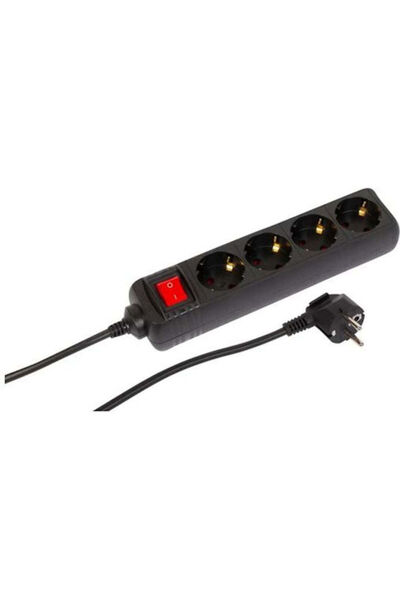 MicroConnect Πολύπριζο 4 θέσεων με διακόπτη και καλώδιο 1,5μ. Κωδικός: MC-GRU...