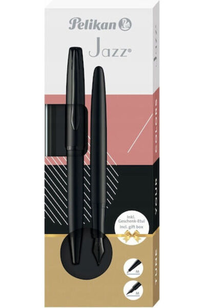 Pelikan Σετ Στυλό Jazz Noble Elegance με Πένα Μαύρο σε θήκη (Διάφορα Χρώματα)