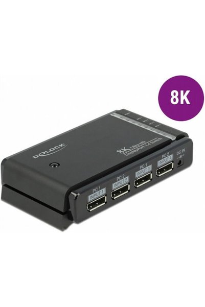 DELOCK 87750 Διακόπτης KVM και Δεδομένων με DisplayPort