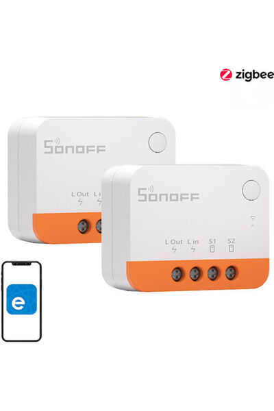 Sonoff ZBMINIL2 Έξυπνος Διακόπτης Bluetooth & ZigBee 6A (Με Ουδέτερο) 2 Τεμάχια