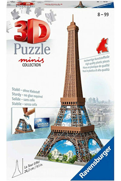 RAVENSBURGER Μίνι Παζλ Πύργος του Άιφελ 3D 54 τεμάχια Κωδικός: 12536