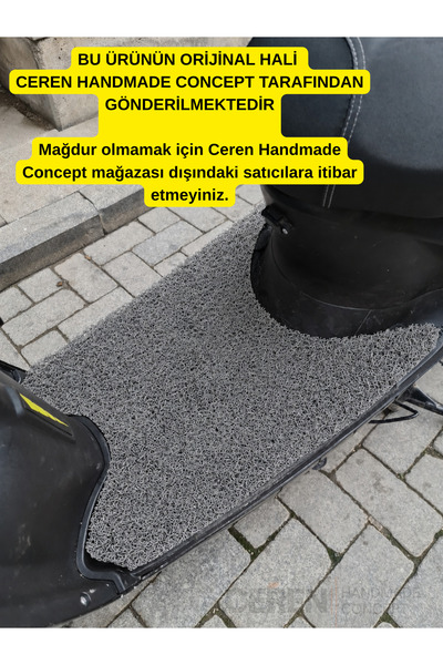 Volta Vs2 Uyumlu Gri Pvc Kıvırcık Paspas, Vs2 Koruyucu Gri Pvc Paspas, Vs2 Pa...