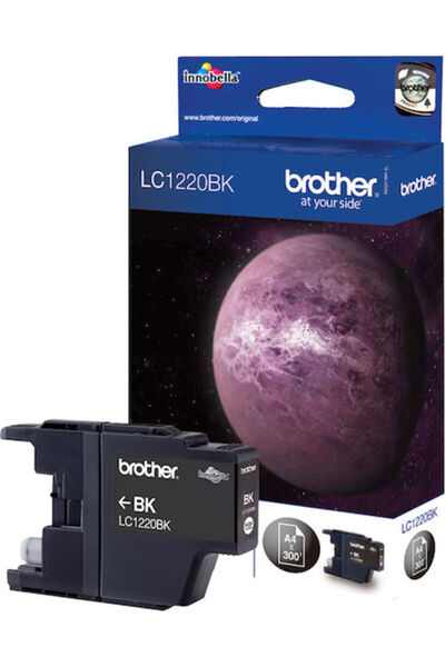 Brother LC1220 Γνήσιο Μελάνι Εκτυπωτή InkJet Μαύρο (LC-1220BK)