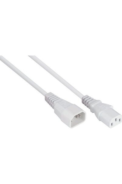 Other Alcasa Kabelmeister Sk1430-w030 Καλώδιο τροφοδοσίας Λευκό 3 μέτρα IEC C...