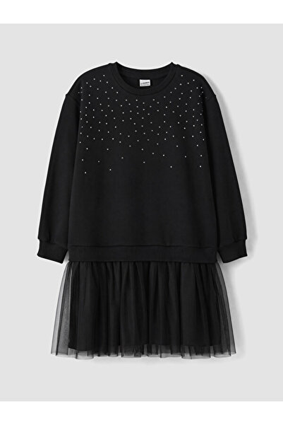 LC Waikiki Timeless Clothing & Timeless Choices Stone Embellished Tulle Detai...