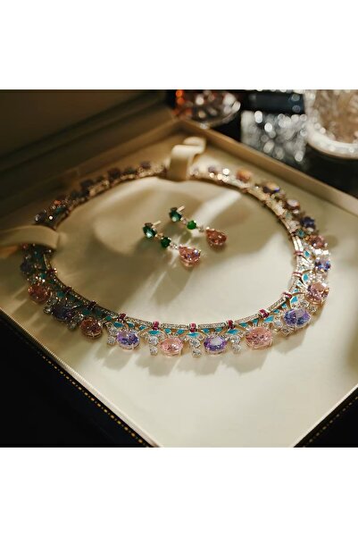 Miss Wang Ladies' high-end earring necklace set