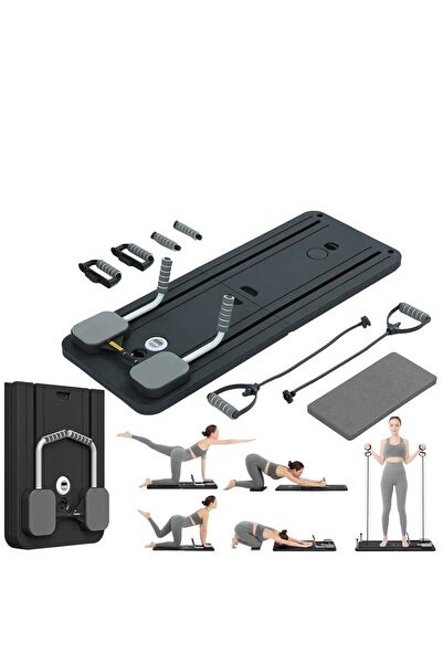 Çok Fonksiyonlu Egzersiz Aleti, Pilates Reformer, Direnç Bantlı, Ev Tipi Istasyon Tahtası, Zamanlayı