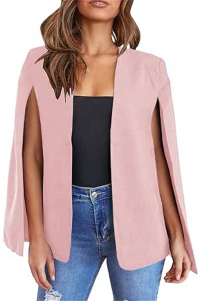 GENERAL Womens Business Work Office Split Sleeve Coat Cardigan Open Front Ele...