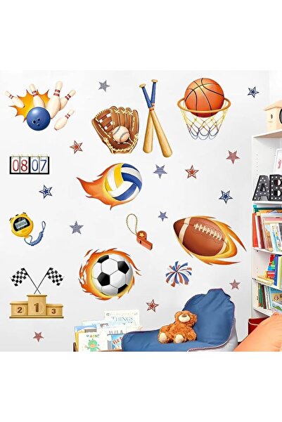 GENERAL Outer Space Wall Decals, Colorful Universe Rocket Astronaut Wall Stic...