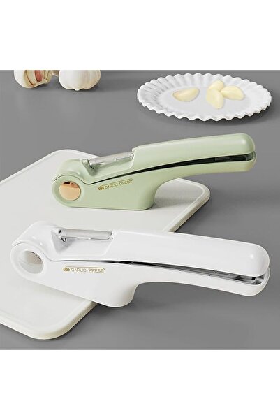 KASTWAVE 3 in 1 Garlic Press, Multifunctional Stainless Steel Garlic Crusher,...