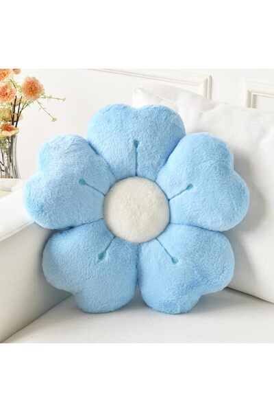 THE WHITE SHOP Flower Pillow, Decorative Throw Pillows for Bed Couch, Cute Da...