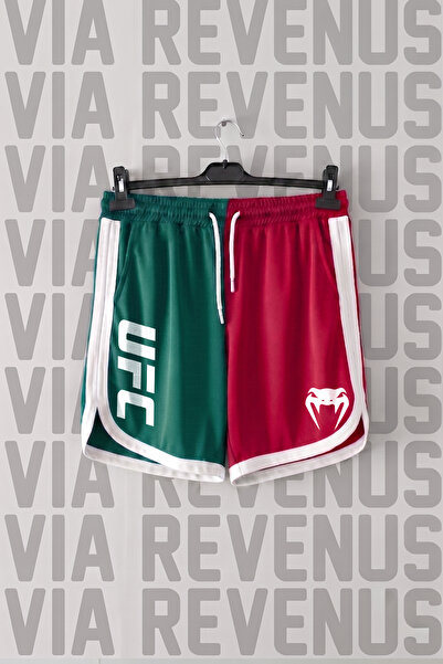 Vordevia Printed Piping Detailed Jersey Sports Training Shorts