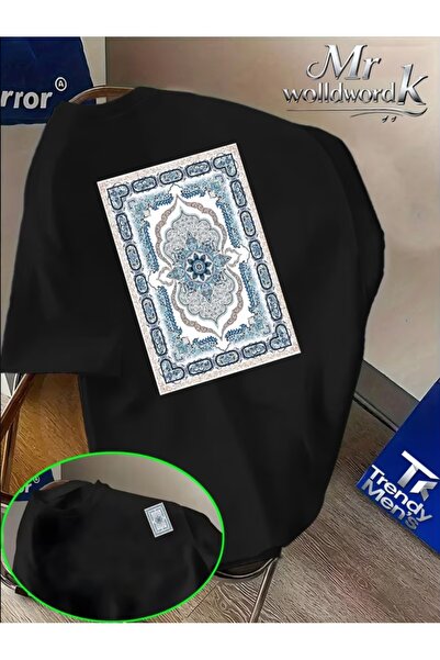 EURO CODE Men's Patterned Printed T-Shirt – Crew Neck, Short Sleeve