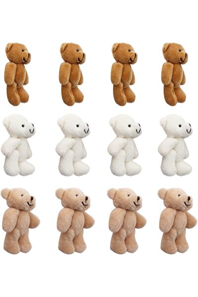 Topincn Small Plush Doll Bears Comfortable Mini Teddy for Carnival Party Supp...