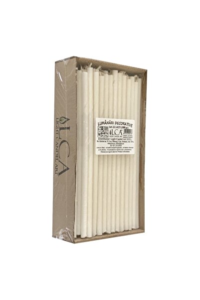 LCA Lumanari Menaj Albe, Cilindrice, 1000 g